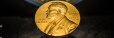 Foto van een Nobelmedaille (copyright Shutterstock.com / superjoseph)